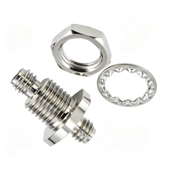 1.0mm Bulkhead Adapter Female to Female VSWR 1.35 110Ghz PR012