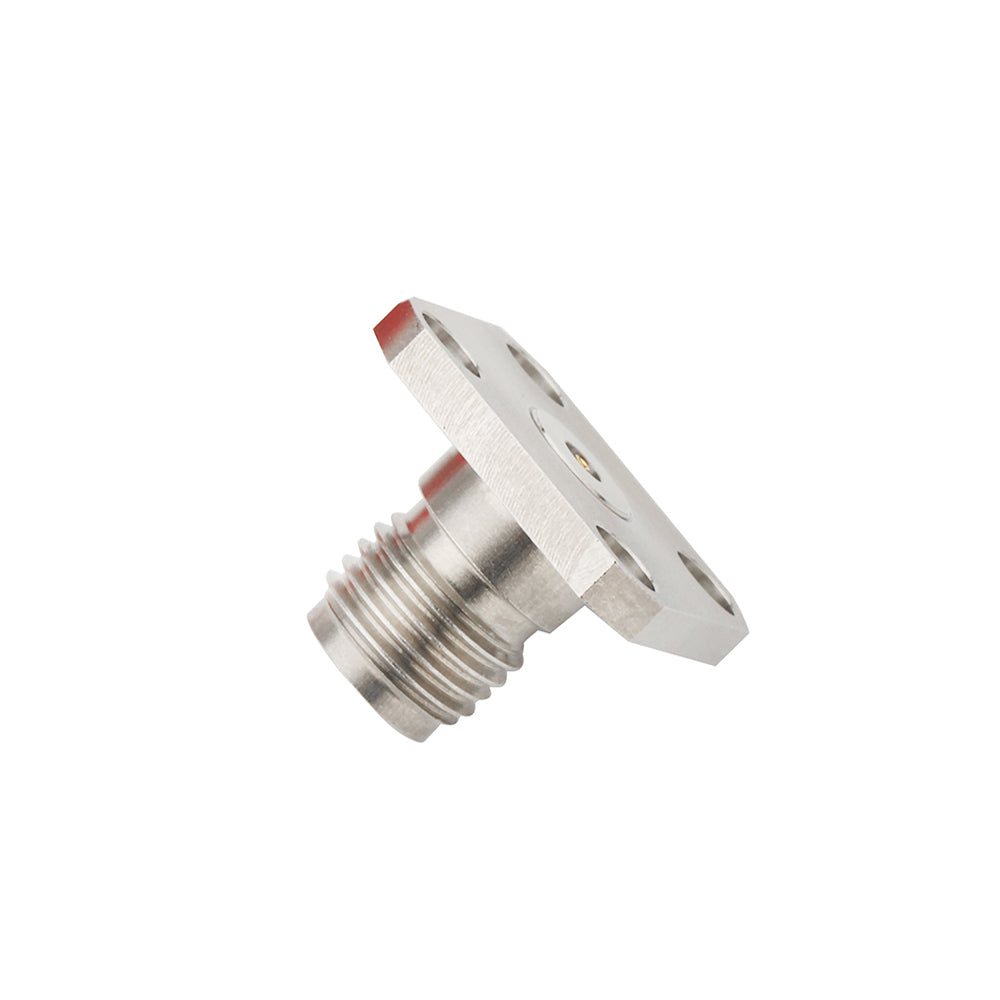 2.92mm Female 4 Hole 0.500" Square Flange | PR360S09F01
